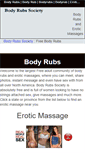 Mobile Screenshot of body-rubs-society.com